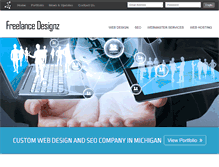 Tablet Screenshot of freelancedesignz.com